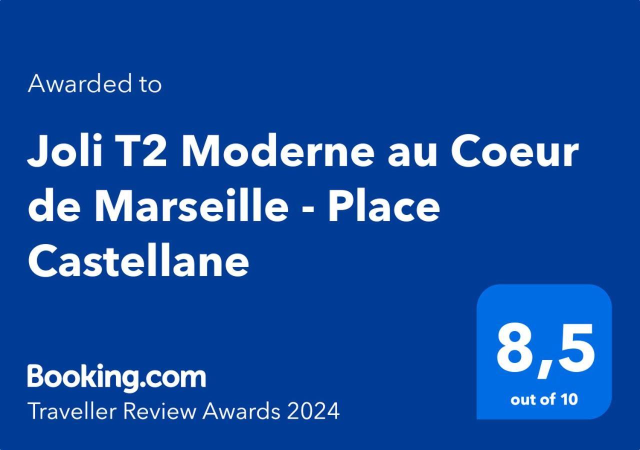 Joli T2 Moderne Au Coeur De Marseille - Place Castellane Marselha Exterior foto